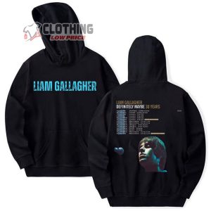 Liam Gallagher Definitely Maybe 30 Years UK And Ireland 2024 Tour Hoodie