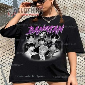Limited Vintage Bts Shirt Vintage Style Korean Pop Sweatshirts T Shirt 1