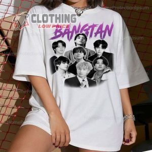 Limited Vintage Bts Shirt Vintage Style Korean Pop Sweatshirts T Shirt 3
