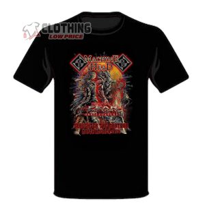 Machine Head Slaughter The Martour North America 2024 Tour Poster Printed T-Shirt