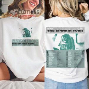 Madison Beer The Spinning Tour Shirt, Madison Beer Hoodie, Madison Beer Tour Merch, The Spinnin Tour Madison Beer Fan Gift