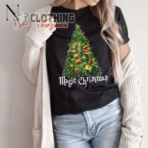 Magic Castle Christmas Shirt, Wizard Christmas Shirt, Christmas Hp Wizard Shirt