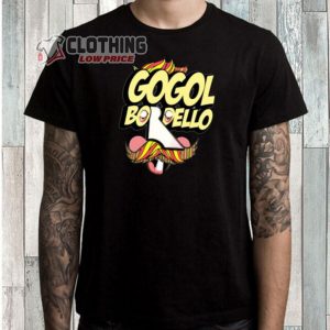 Mala Vida Gogol Bordello Song Unisex Black Shirt Gogol Bordello Tarantara Logo Merch East Infection Album Short Sleeve Merch