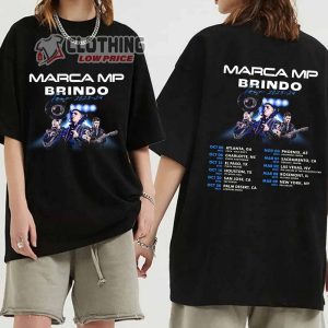 Marca Mp Brindo Tour 2023 2024 Merch Marca Mp Brindo Tour Setlist Shirt Marca Mp 2024 Tour Sweatshirt Brindo 2024 Concert T Shirt 1