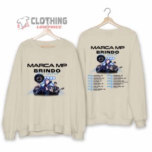 Marca Mp Brindo Tour 2023 2024 Merch Marca Mp Brindo Tour Setlist Shirt Marca Mp 2024 Tour Sweatshirt Brindo 2024 Concert T Shirt 3