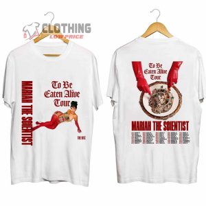 Mariah The Scientist The Ritz Merch Mariah The Scientist To Be Eaten Alive Tour 2024 Shirt Mariah The Scientist 2024 Concert T Shirt 1