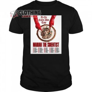 Mariah The Scientist Tour Tickets Merch, Mariah The Scientist To Be Eaten Alive Tour 2024 T-Shirt