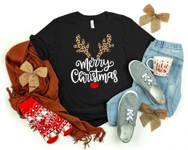 Merry Christmas Reindeer Shirt, Reindeer Shirt, Christmas Shirt, Merry Christmas Shirt, Christmas Gift