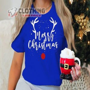 Merry Christmas Tree Shirt Cute Christmas Shirt Plaid Print Christmas Tree 1
