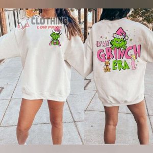 Merry Grinchmas Sweatshirt In My Grich Era Sweatshirt G3