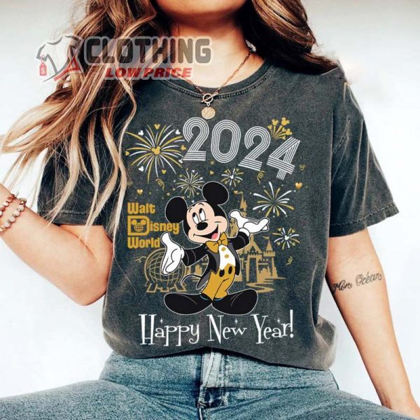 Mickey And Friends Disney Trip 2024 Shirt, Disney Happy New Year Shirt, Happy New Year Shirt