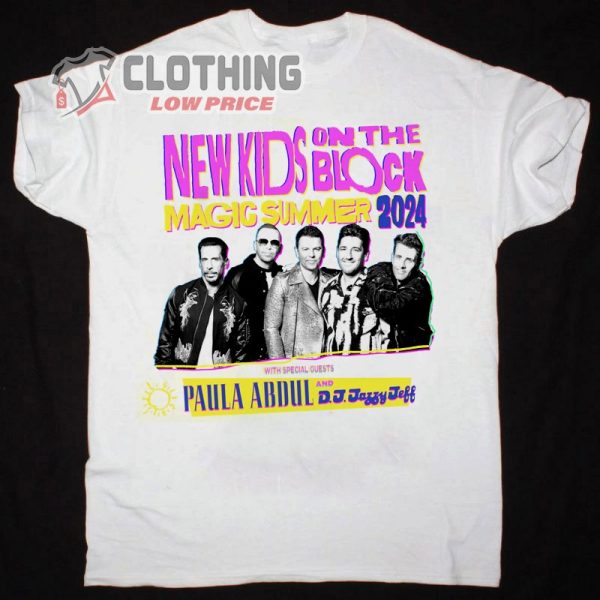 New Kids On The Block Concert 2024 T- Shirt, New Kids On The Block The Magic Summer 2024 Tour Shirt, New Kids On The Block Hits Merch