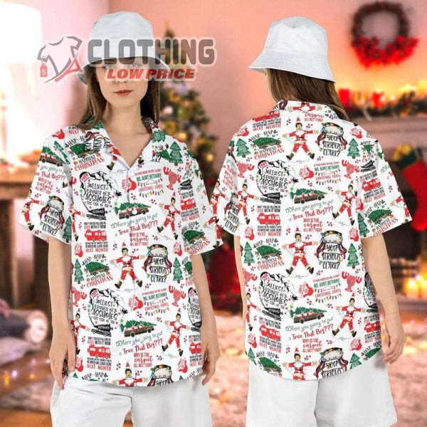 National Lampoons Christmas Vacation Hawaiian Shirt, Griswold Family Christmas Hawaii Shirt, Christmas Gift