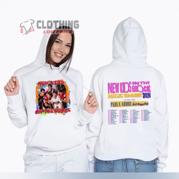 New Kids On The Block Hoodie, Nkotb The Magic Summer Tour 2024 Shirt, New Kids On The Block Tour 2024 Merch