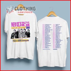 New Kids On The Block T Shirt New Kids On The Block Magic Summer 2024 Tour Shirt New Kids On The Block Summer Tour 2024 Merch 1