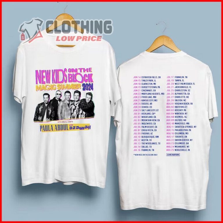 New Kids On The Block The Magic Summer Tour 2024 T Shirt, New Kids On