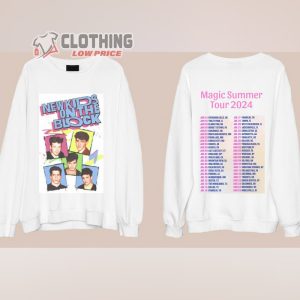 New Kids On The Block Tour 2024 Merch Magic Summer Tour 2024 Shirt Nkotb Tee New Kids On The Block Fan Gift 1