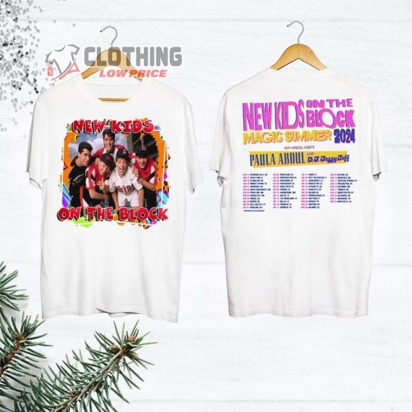 New Kids On The Block The Magic Summer Tour 2024 T Shirt, New Kids On