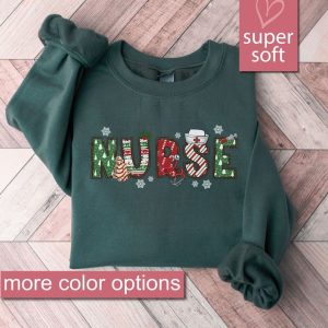 Nurse Christmas Sweatshirt, Christmas Nurse Sweatshirts, Holiday Nurse shirt, Christmas Nursing Merch