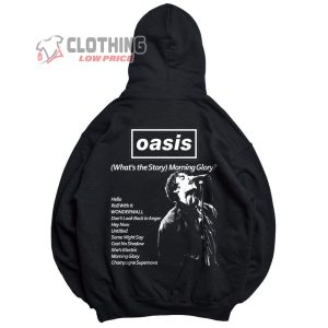 Oasis Unisex Hoodie Oasis Whats The Story Morning Glory Merch 1