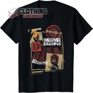 Official Imagine Dragons Exclusive Japanese Collage T-Shirt