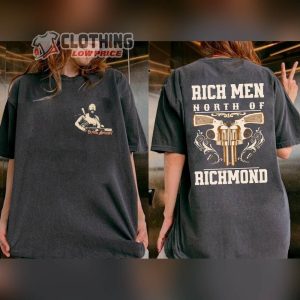 Oliver Anthony Rich Men North of Richmond T Shirt Hell on Earth Aint Gotta Dollar Shirt Country Music Oliver Anthony Merch