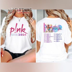 Pink Summer Carnival 2024 Shirt Pink Trustfall Album Sw2