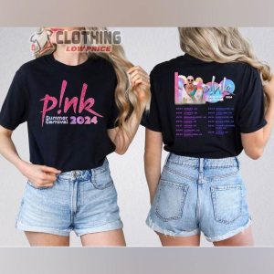 Pink Summer Carnival 2024 Shirt Pink Trustfall Album Sw3