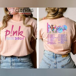 Pink Summer Carnival 2024 Shirt Pink Trustfall Album Sw4