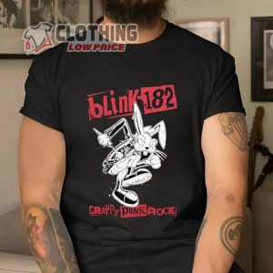 Punk Rock Bunny T Shirt Blink 182 Concert Music Shirt 1