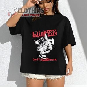Punk Rock Bunny T Shirt Blink 182 Concert Music Shirt 2