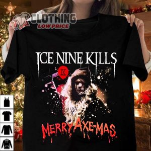 Rare Merry Xmas Ice Nine Kills Band Gift For Fan Shirt, Ice Nine Kills Setlist Tour Songs Shirt, Ice Nine Kills Setlist Merch