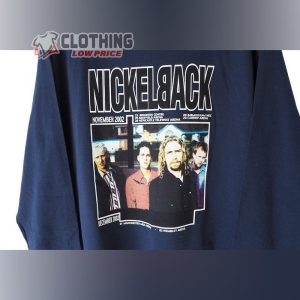 Retro Nickelback 2002 Fan Shirt Vintage Nickelback Tour Merch Nick4