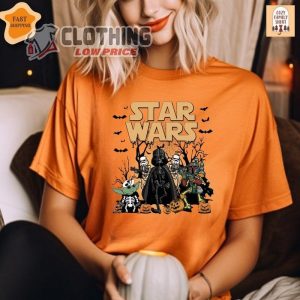 Retro Star Wars Halloween Shirt Disney Skeleton Halloween Shirt Disney Star Wars Shirt 3