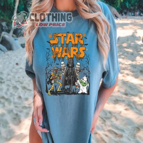 Retro Star Wars Halloween Shirt, Vintage Halloween Shirt, Disney Halloween Shirt, Disney Family Halloween Shirt