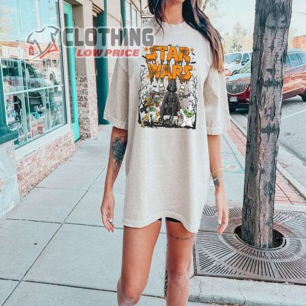 Retro Star Wars Halloween Shirt, Vintage Halloween Shirt, Disney Halloween Shirt, Disney Family Halloween Shirt