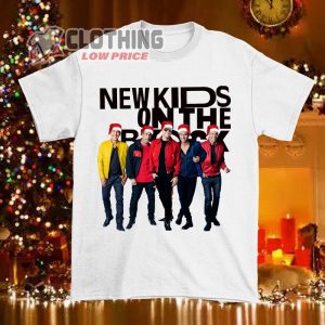 Santa Band New Kids On The Block Nkotb Gift Christmas Shirt, New Kids On The Block Concert Shirt, Christmas Gift Merch