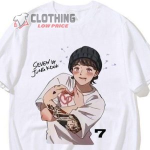 Seven By Jungkook T Shirt Jungkook BTS Kpop Shirt 3