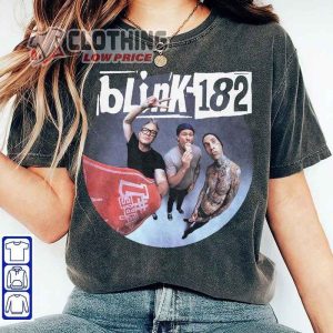 Signature Blink 182 Band World Tour Shirt Blink Smile 182 T Shirt Blink 182 World Tour Merch 1