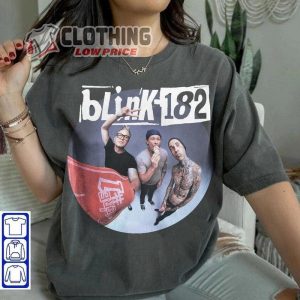 Signature Blink 182 Band World Tour Shirt Blink Smile 182 T Shirt Blink 182 World Tour Merch 3