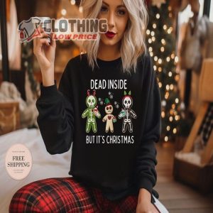 Skeleton Christmas Shirt For Coffee Lovers, Witchy Christmas, Christmas Halloween Shirt