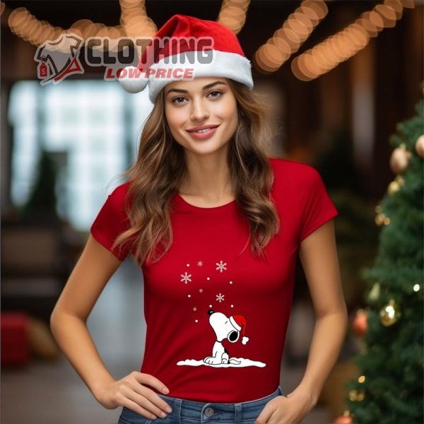 Snoopy Christmas Sweatshirt, Christmas Cartoon Dog Sweatshirt, Christmas Gift