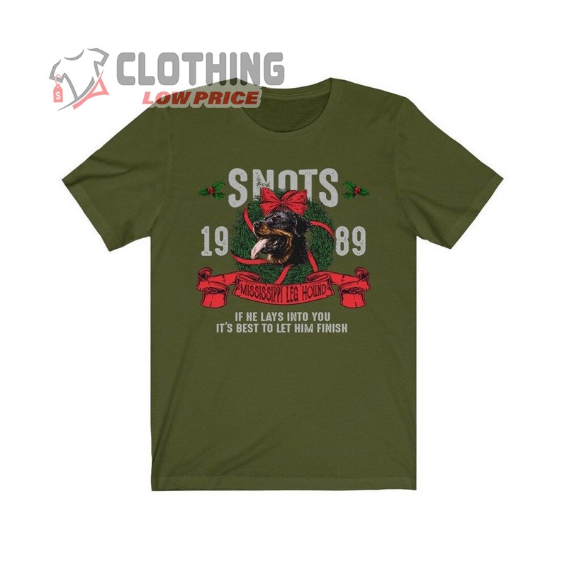 Snots Christmas Vacation Funny Tee Shirt, Rottweiler Gift Griswold Family Mississippi Leg Hound Dog Cousin Eddie
