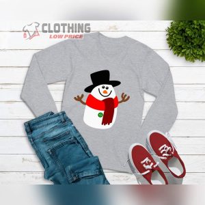 Snowman Christmas Shirt For Kids Christmas Shirt For Toddlers and Baby