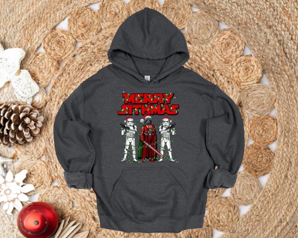 Star Wars Christmas Hoodie, Vintage Star Wars Sweatshirt, Star Wars Family Shirt, Christmas Tee Merch