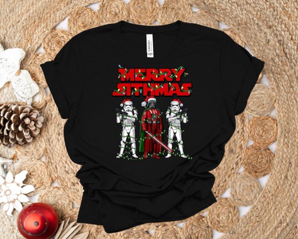 Star Wars Christmas Hoodie, Vintage Star Wars Sweatshirt, Star Wars Family Shirt, Christmas Tee Merch