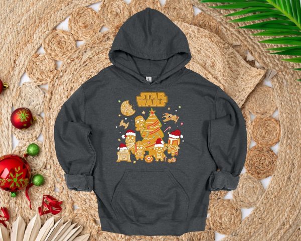 Star Wars Christmas Shirt, Starwars Gingerbread Christmas Shirts, Funny Star Wars Christmas Sweatshirt