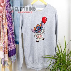 Stitch Halloween Disney Hoodie Disney Halloween Sweatshirt Stitch Pennywise Hood