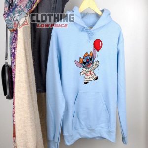 Stitch Halloween Disney Hoodie Disney Halloween Sweatshirt Stitch Pennywise Hoodie 1