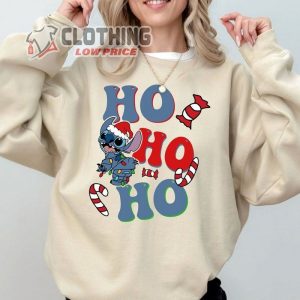 Stitch Ho Ho Ho Christmas Sweatshirt Christmas Is My Favorite Ho Ho Ho Holiday Shir